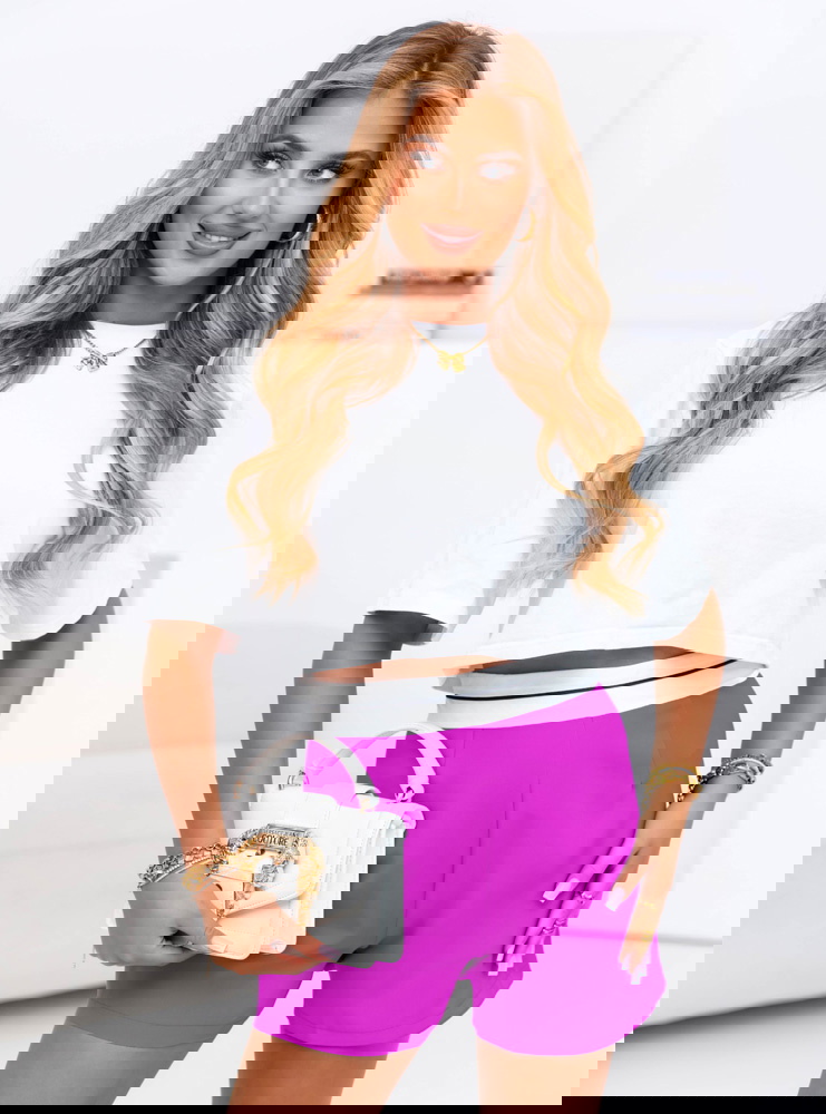 Szortnice z ozdobnym pasem Kamioo -...