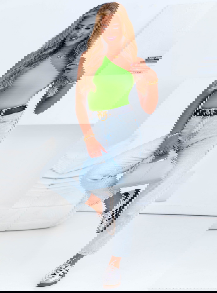 Zielone dopasowane body na jedno...