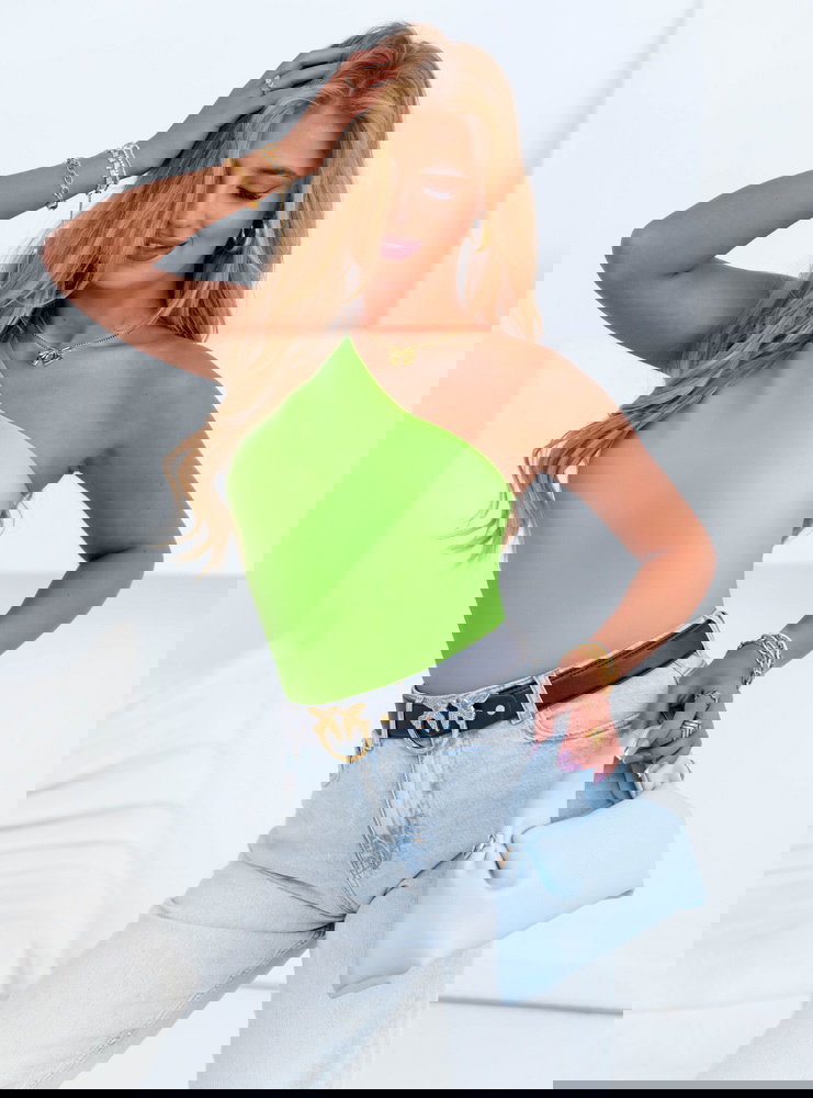 Zielone dopasowane body na jedno...