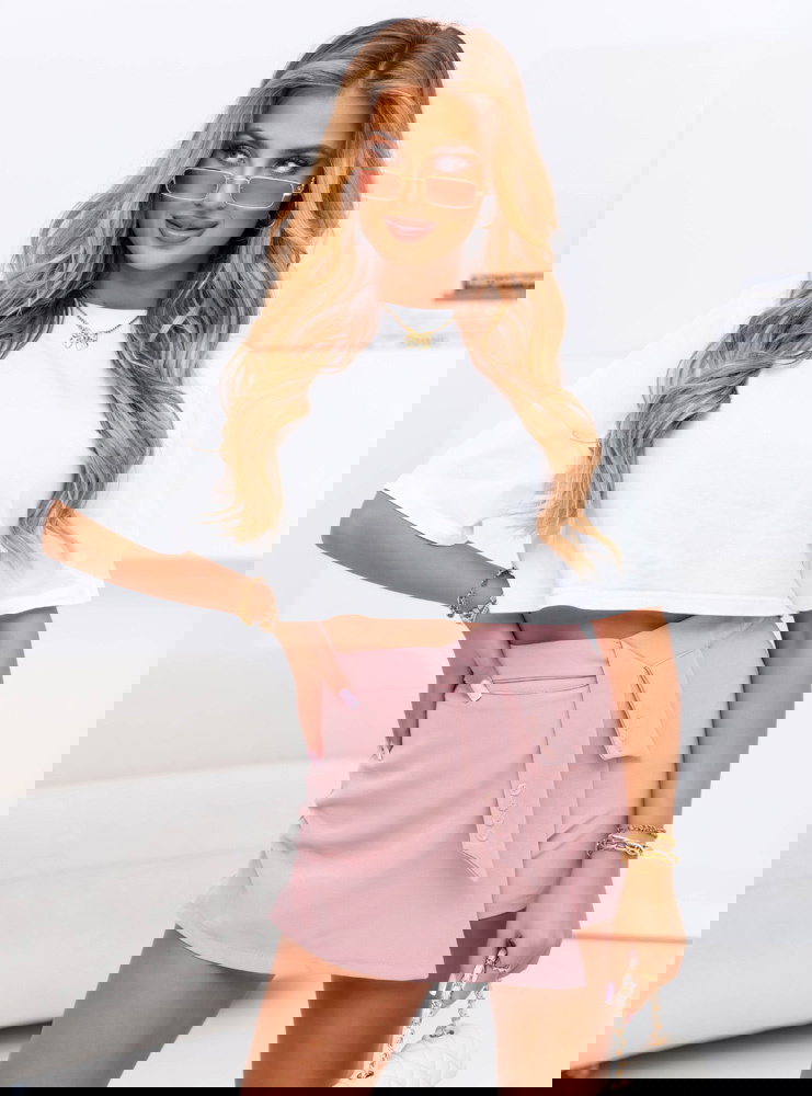 Spódnico - spodenki Caralyn - brudny róż