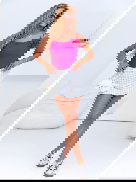 Satynowa bluzka na...