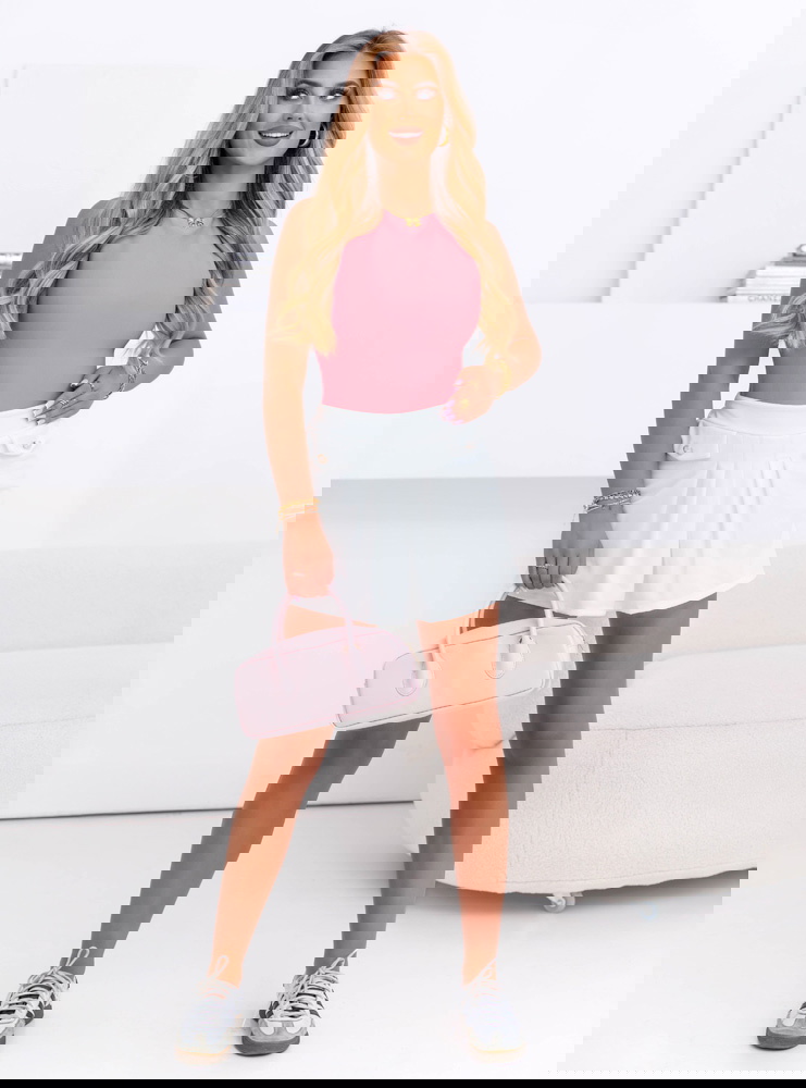 Różowe dopasowane body Kassidey