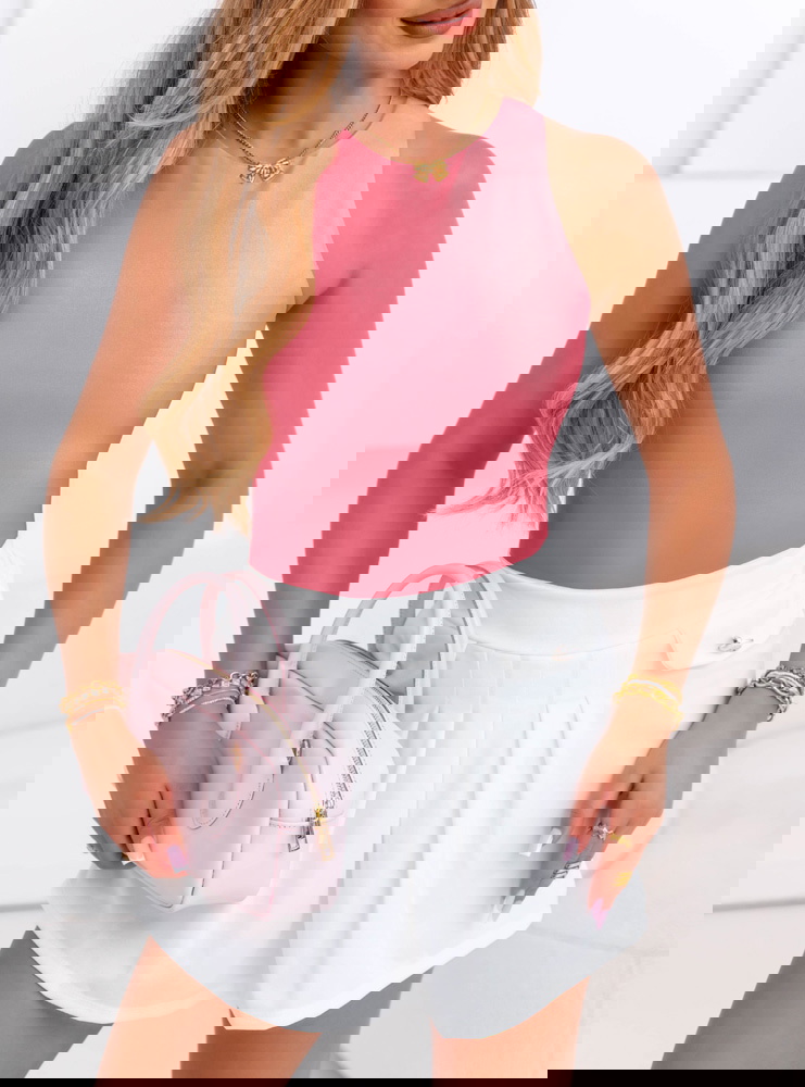 Różowe dopasowane body Kassidey