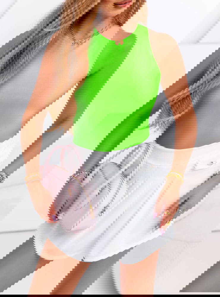 Dopasowane body Kassidey - zielony neon
