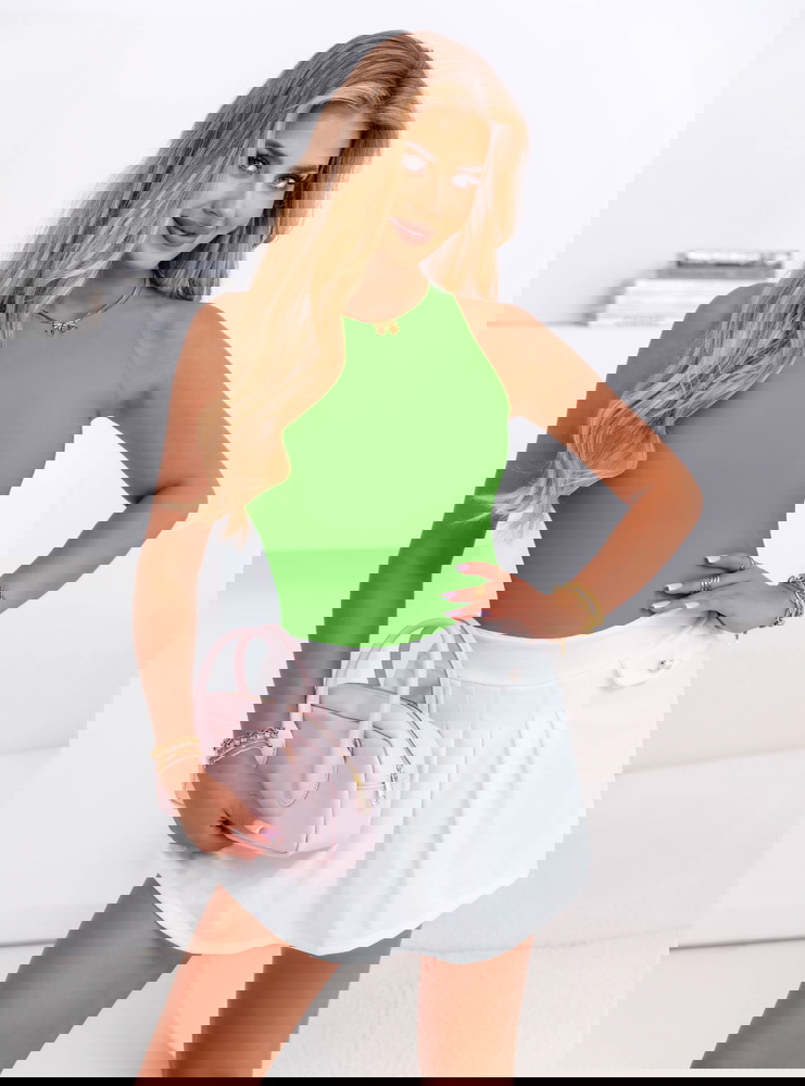 Zielone dopasowane body Kassidey