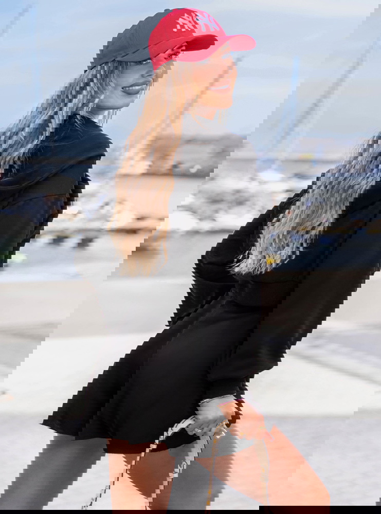 Czarny komplet bluza zapinana na...