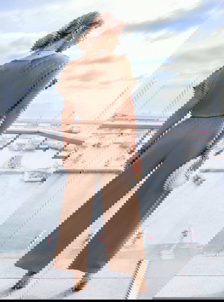 Komplet bluzka i szerokie spodnie...