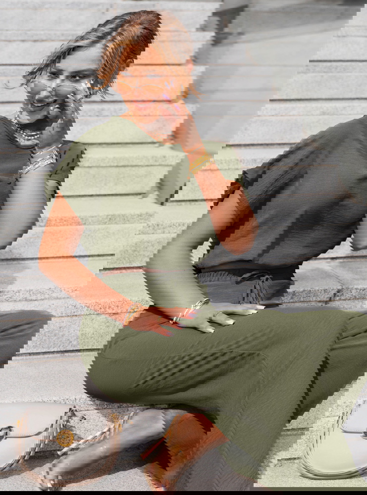 Komplet bluzka i szerokie spodnie...