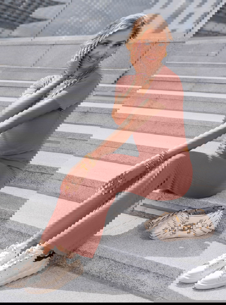 Komplet bluzka z krótkim rękawem i...