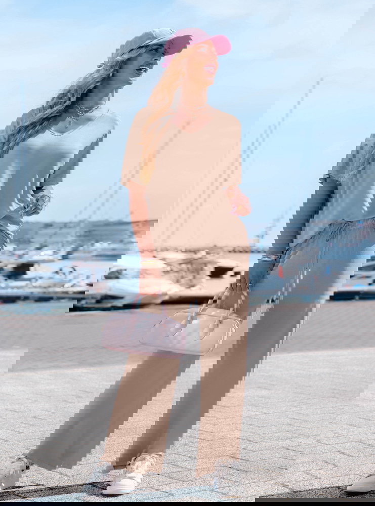 Komplet bluzka i szerokie spodnie...