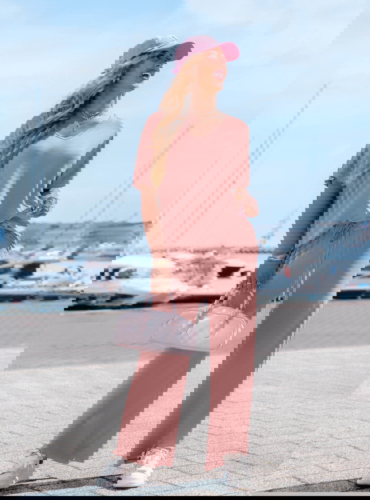 Komplet bluzka i szerokie spodnie...