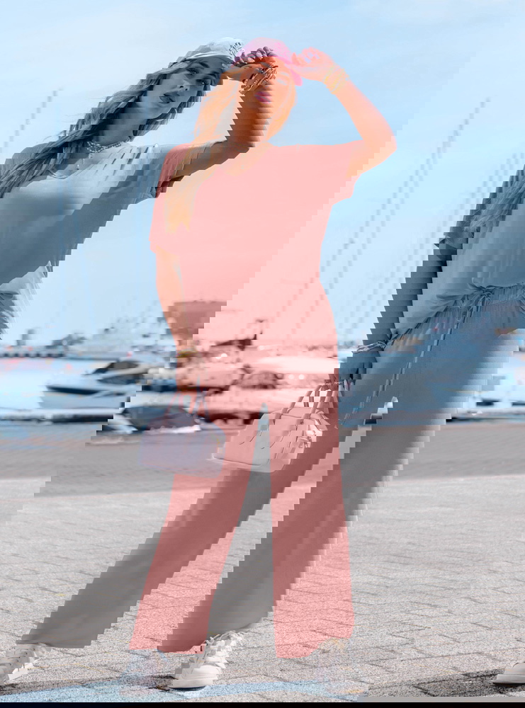 Komplet bluzka i szerokie spodnie...