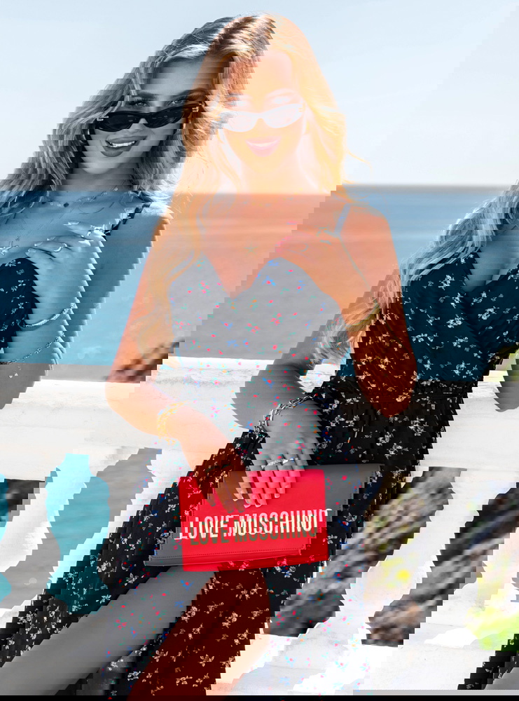 Kwiecista sukienka na ramiączkach z...