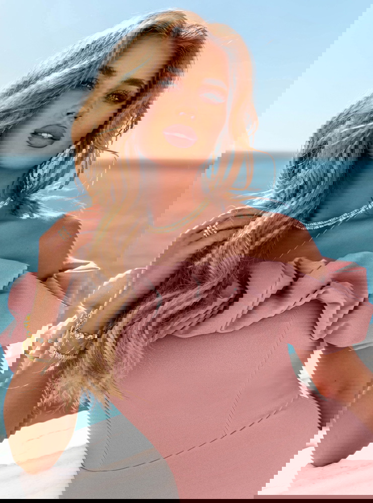 Długa sukienka typu hiszpanka z...