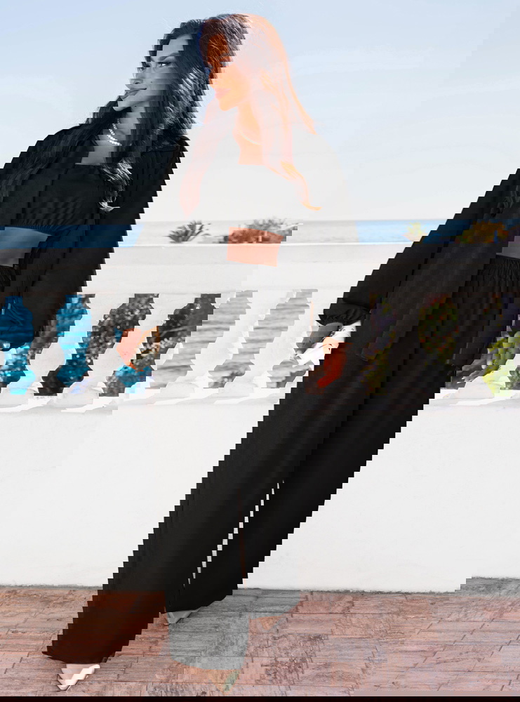 Czarny komplet 3 częściowy Shayraa