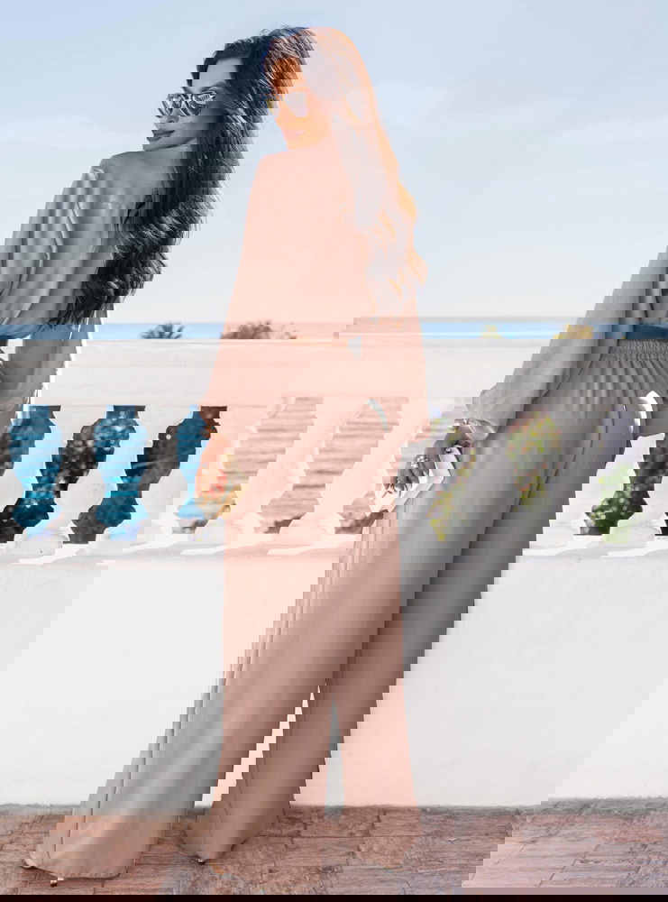 Komplet 3 częściowy Shayraa - mocha...