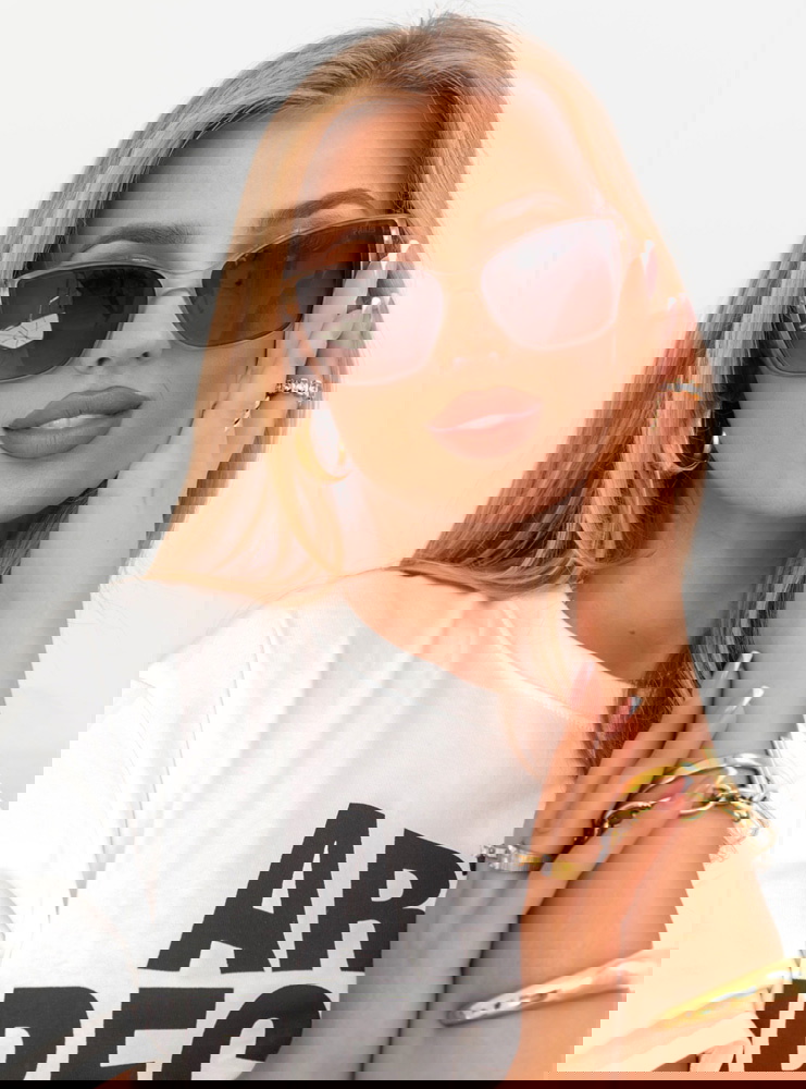 Szare okulary przeciwsłoneczne Myron