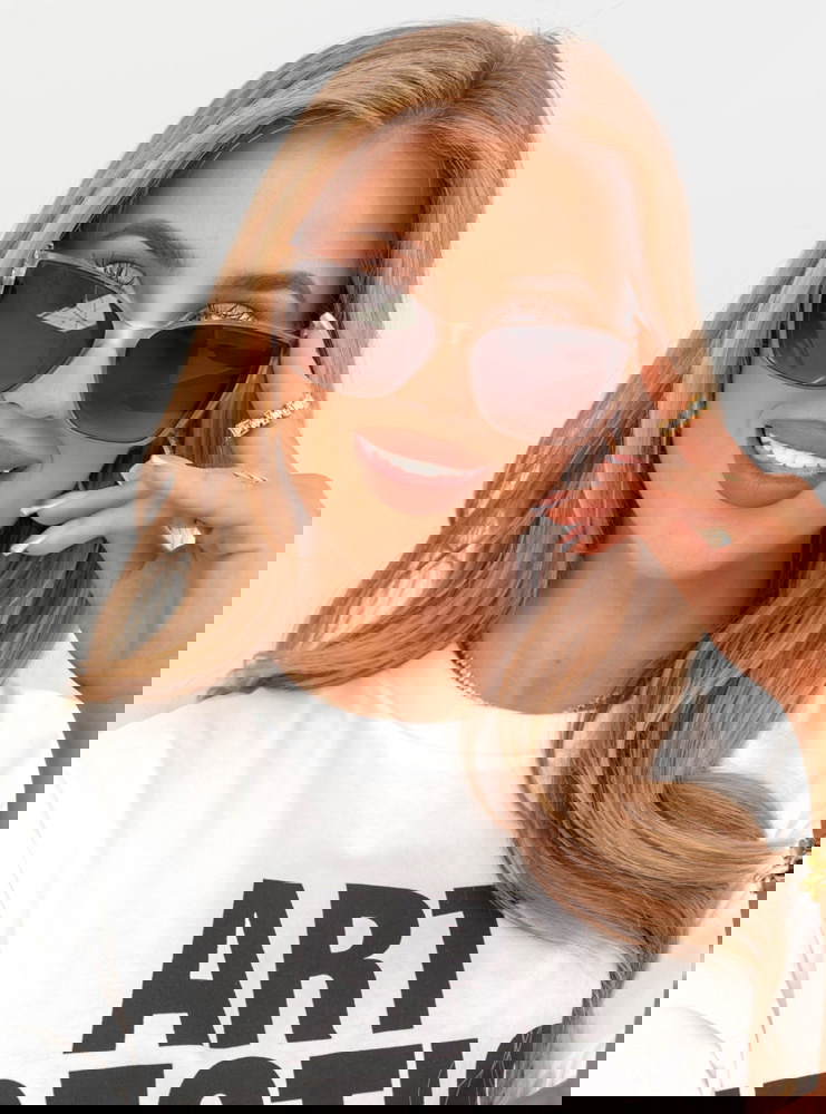 Szare okulary przeciwsłoneczne Myron