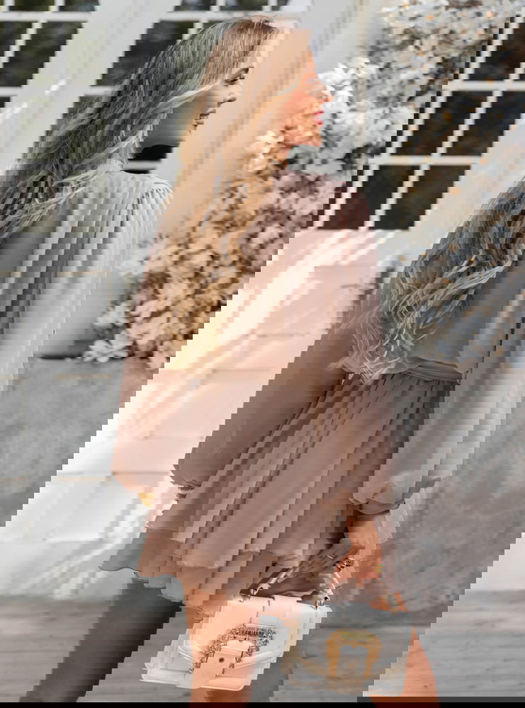 Szyfonowa sukienka mini Rosefline -...