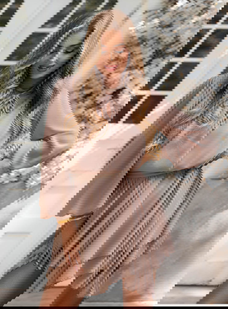 Szyfonowa sukienka mini Rosefline -...