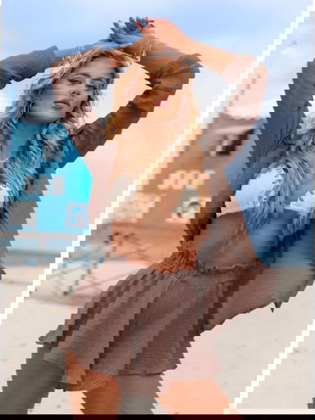 Muślinowy komplet koszula i... 2