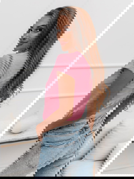 Różowa koszulka na krótki... 2