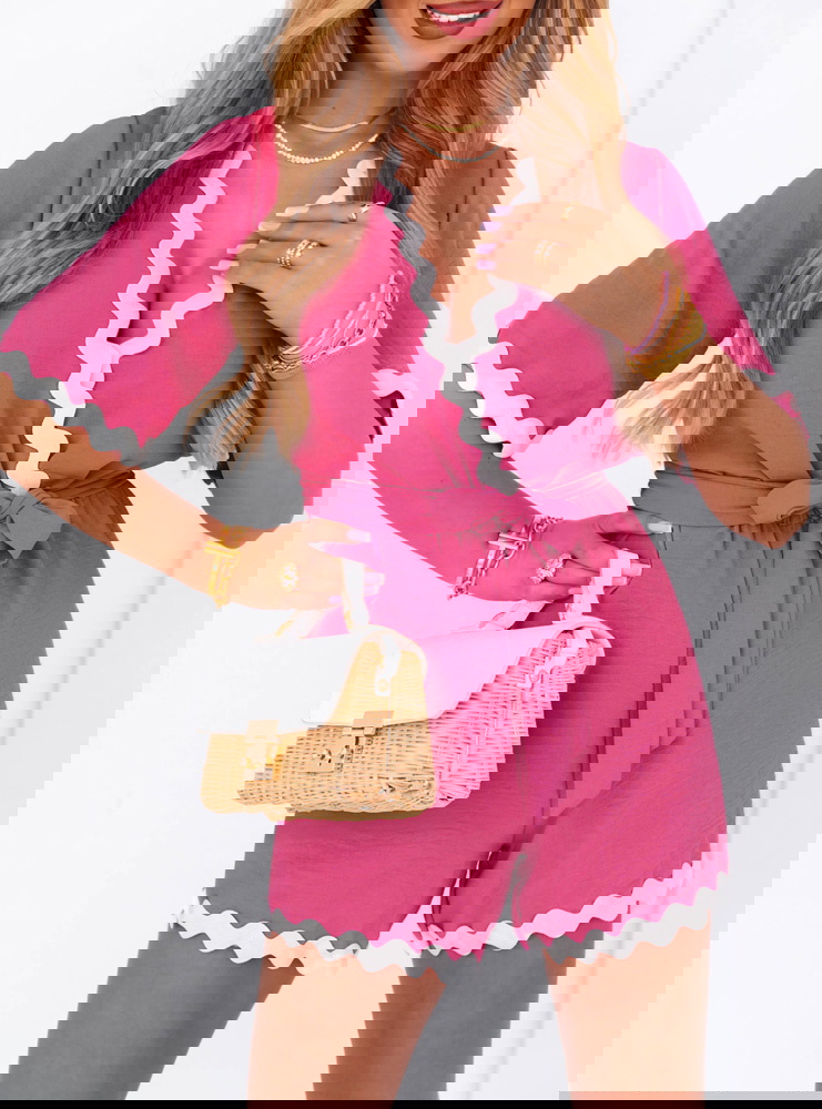 Krótki kombinezon z paskiem Vinalyn -...