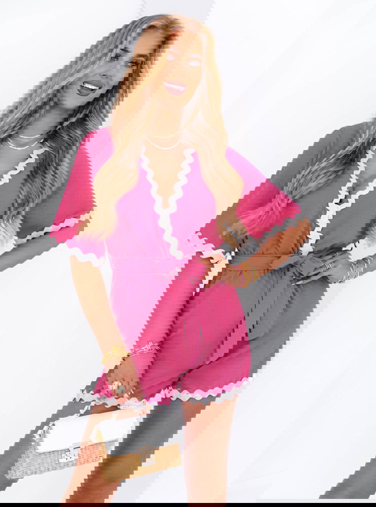 Krótki kombinezon z paskiem Vinalyn -...