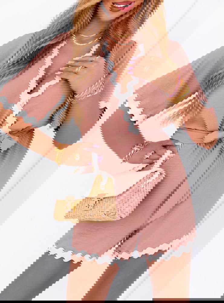 Krótki kombinezon z paskiem Vinalyn -...