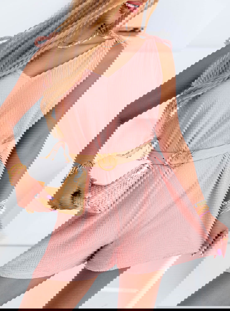 Muślinowy kombinezon na ramiączkach...