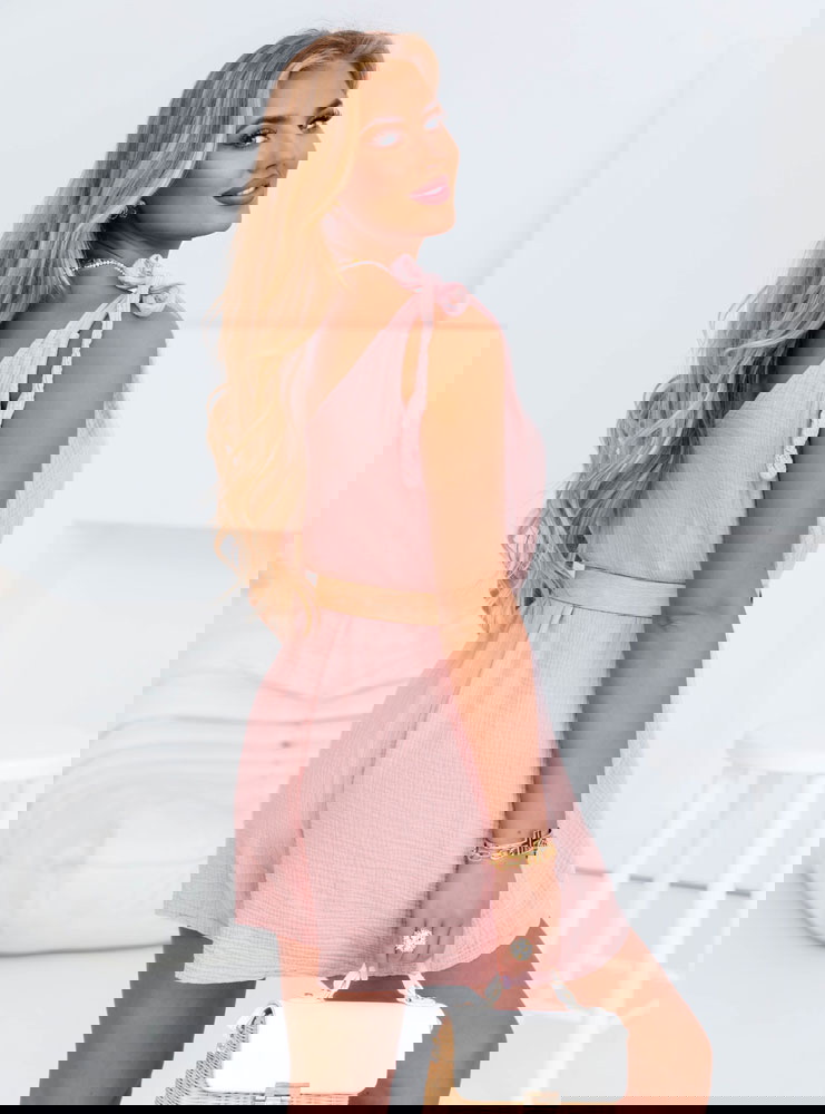 Muślinowy kombinezon na ramiączkach...