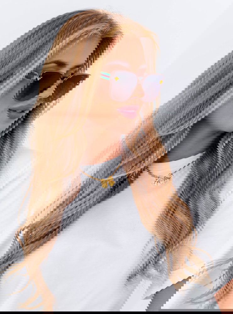 Szare okulary przeciwsłoneczne Nattie