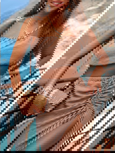 Komplet top i spódnica z... 2