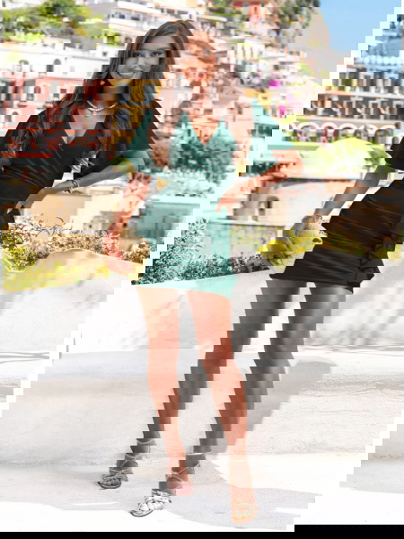 Sukienka z przekładanym... 2