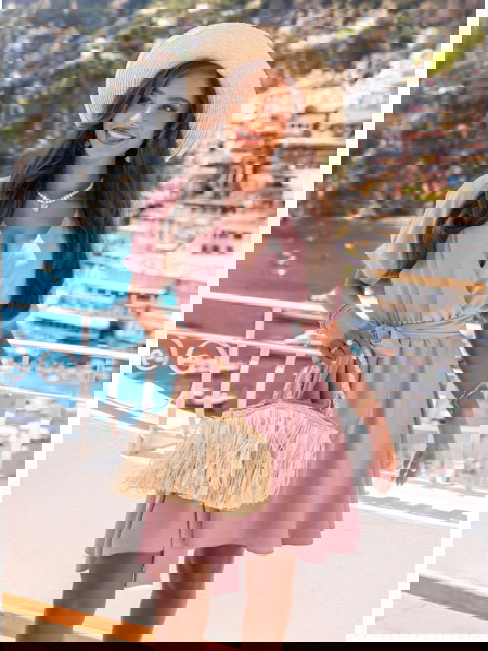 Sukienka mini wiązana w... 2