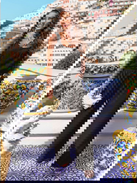 Czarny komplet bluzka i... 2