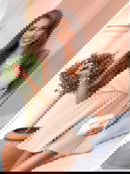 Beżowy kombinezon na... 2