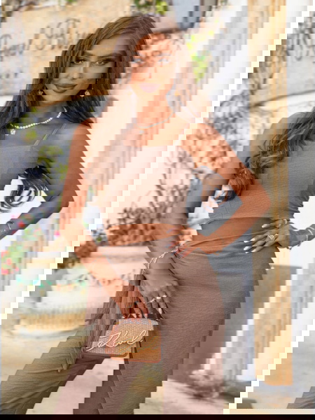 Komplet top i spodnie z... 2