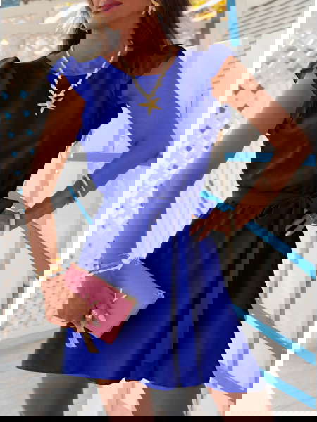 Chabrowa sukienka z... 2