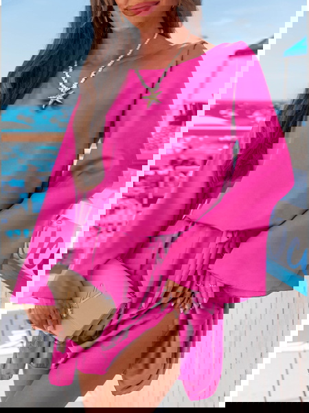 Atłasowa sukienka z paskiem... 2