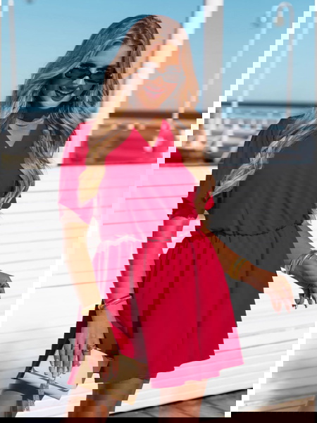 Malinowy kombinezon jak... 2