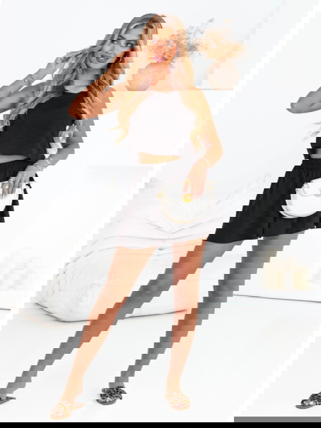 Czarny komplet top i... 2