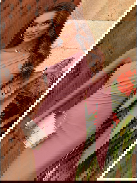 Sukienka na jedno ramię z... 2