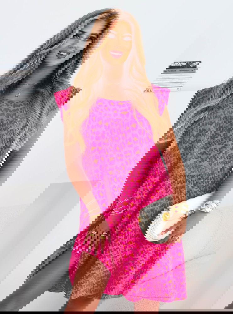 Muślinowa sukienka mini oversize...