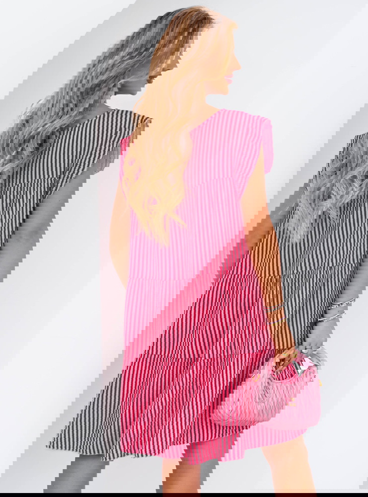 Muślinowa sukienka mini oversize...