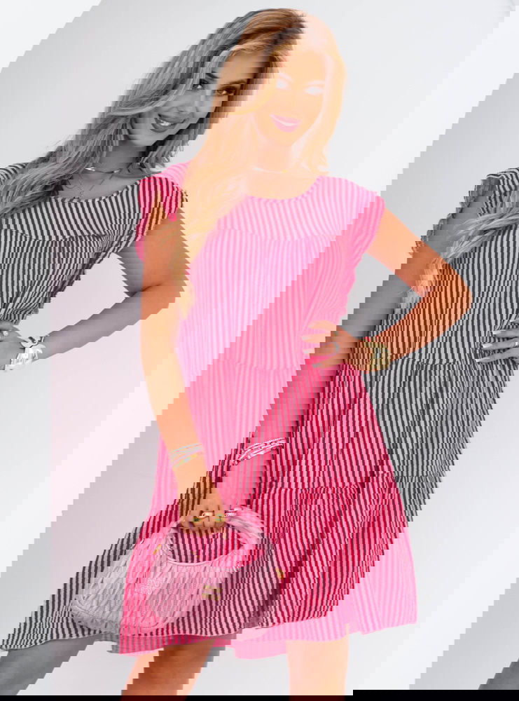 Muślinowa sukienka mini oversize...