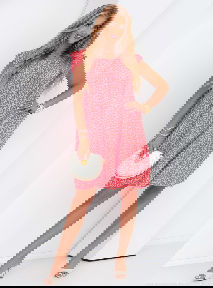 Muślinowa sukienka mini oversize...