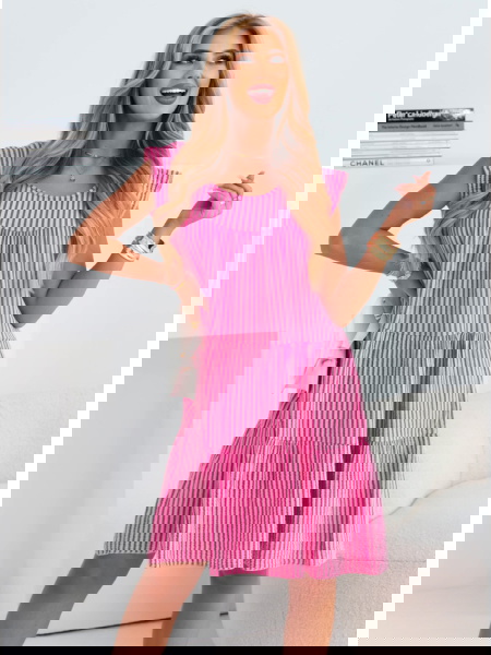 Muślinowa sukienka mini... 2