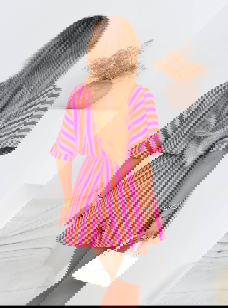 Muślinowy kombinezon z przekładanym...