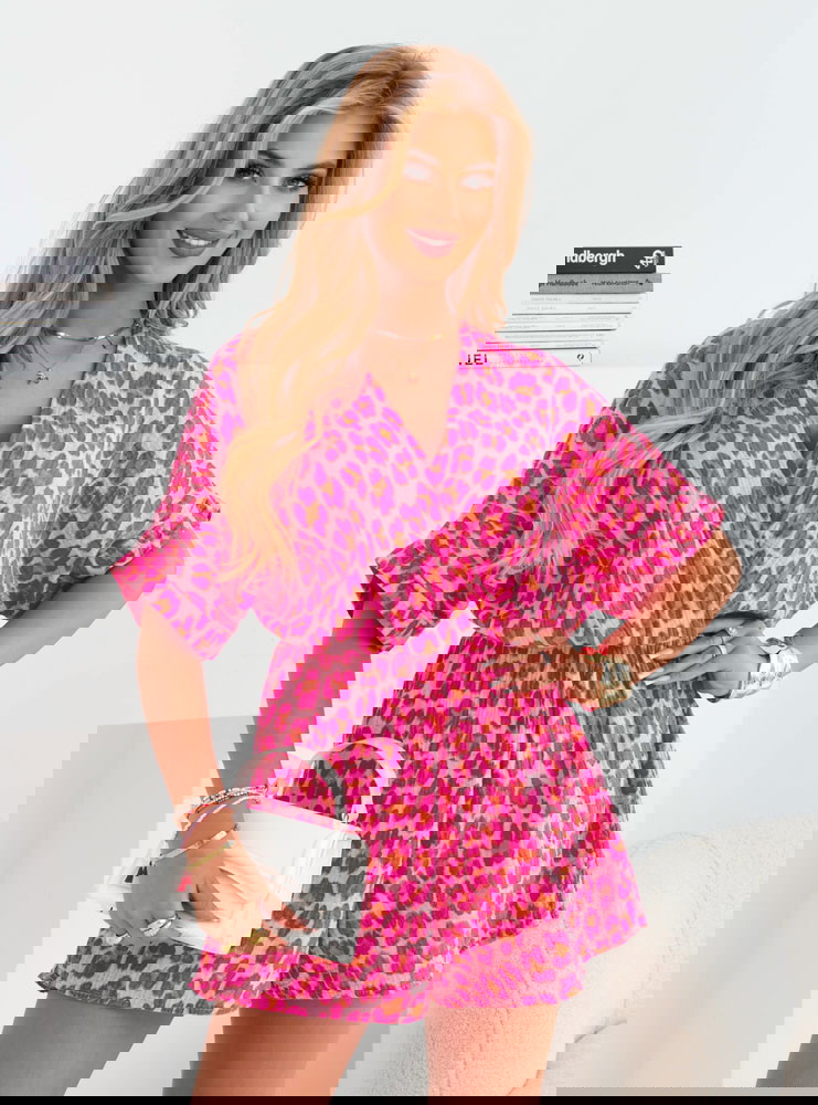 Muślinowy kombinezon z przekładanym...